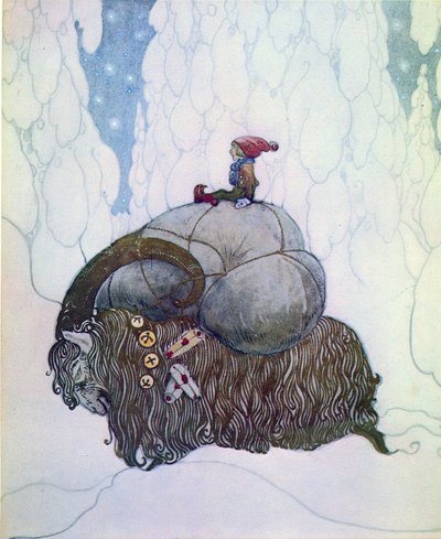 Caprone di Natale da John Bauer